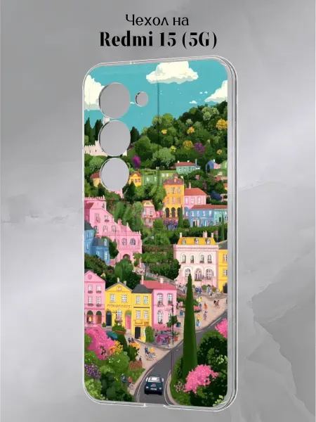 Slow Hold Чехол на Redmi 15 5G с принтом Весна