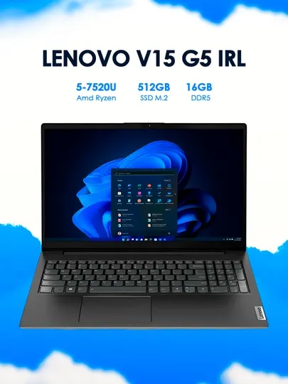 Ноутбук Lenovo V15 G4 AMN R5-7520U Business Black 15.6"