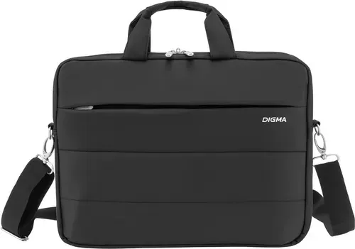 Сумка для ноутбука 15.6" Digma, цвет черный, полиэстер, (R311BK)