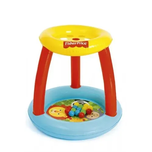 Bestway Игровой центр 93541 "Зверюшки" с 15 шариками