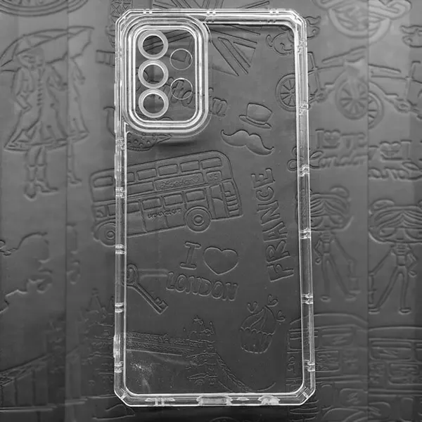 Чехол для смартфона X-Level с защитой камеры для Samsung Galaxy A72 4G/5G, прозрачный