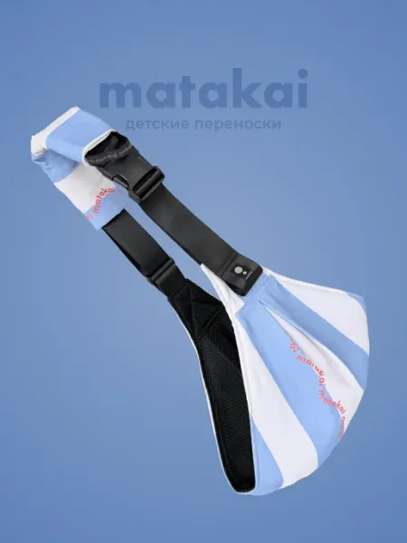 Matakai Слинг хоп для новорождённых ики 2.0 желтая волна