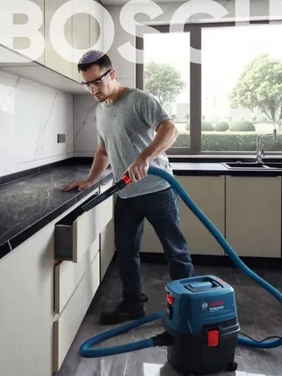 Пылесос строительный Bosch GAS 15 PS, 15л влажная, сухая уборка, выдув, SFC+
