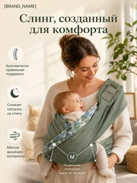 Слинг для новорожденных, переноска для малышей 106M
