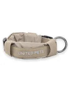 Ошейник United Pets с мягкой подкладкой для собак Citylife S 15 x 30-40 см бежевый