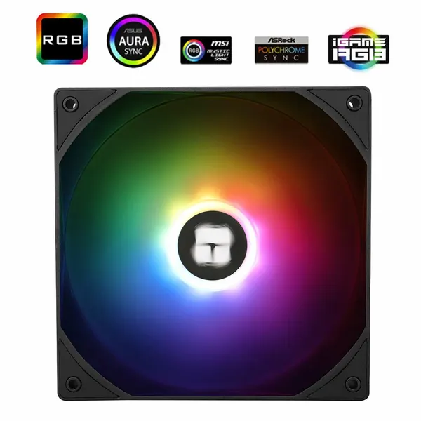 Белый вентилятор без подсветки для корпуса Thermalright TL-C14 140*140*25 тихий