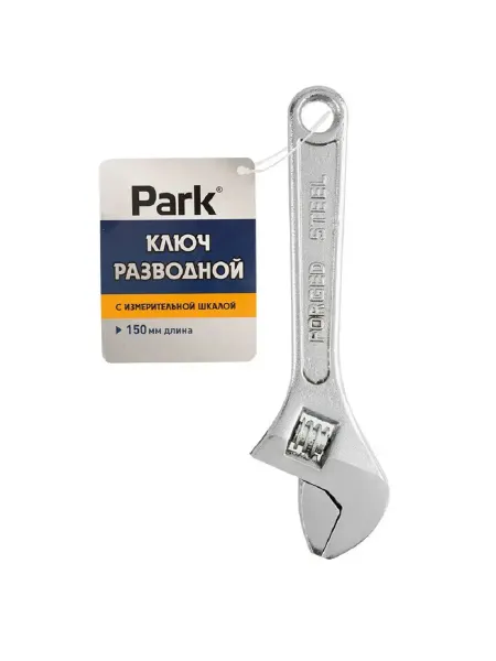 PARK Ключ разводной с измерительной шкалой, 15 см