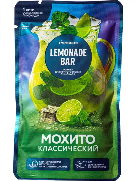 Гурмикс Основа для приготовления Лимонада Мохито, 150 г