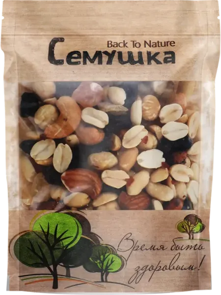 Смесь сладкая СЕМУШКА жареных орехов с цукатами, 150г