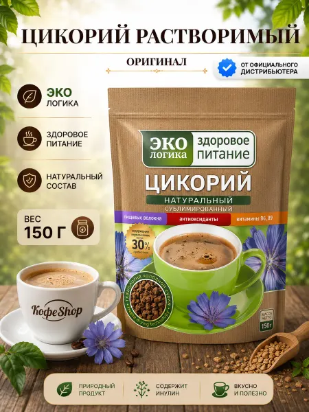 МОСКОВСКАЯ КОФЕЙНЯ НА ПАЯХЪ Экологика цикорий сублимированный 150г