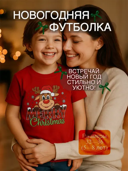 Малышам и Малышкам Футболка детская красная