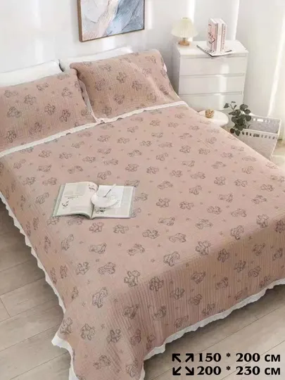 Пледы на кровать из бамбука (40%) и хлопка (60%), 150*200 см, 200*230 см