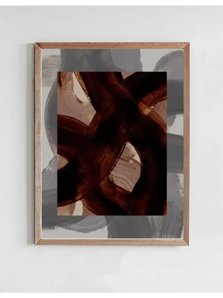 Onllyart Постер Абстрактные мазки кистью 150 50x70