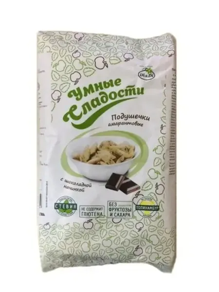 Altaimag Подушечки с шоколадной начинкой со стевией 150 г