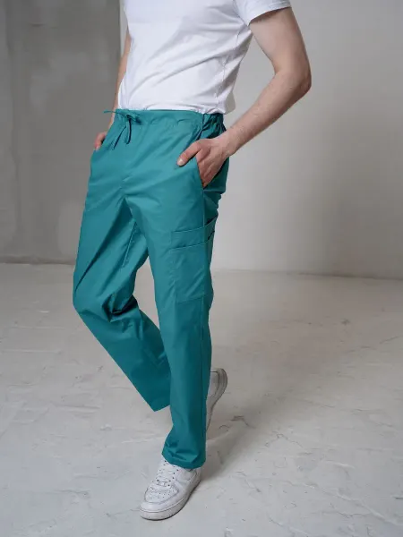 Доктор Чехов Брюки медицинские 7210 Teal Blue