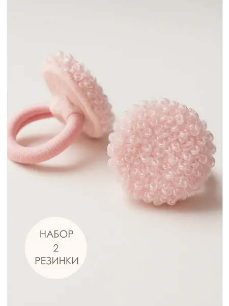 Knicknack baby Резинки для волос розовые барашки