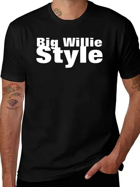 Big Willie Style Текст Мужская футболка с коротким рукавом