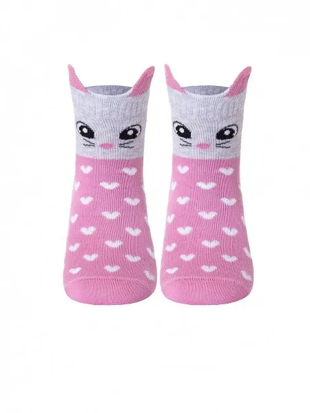DivaShop Короткие носки с декоративными ушками «Кошечка»