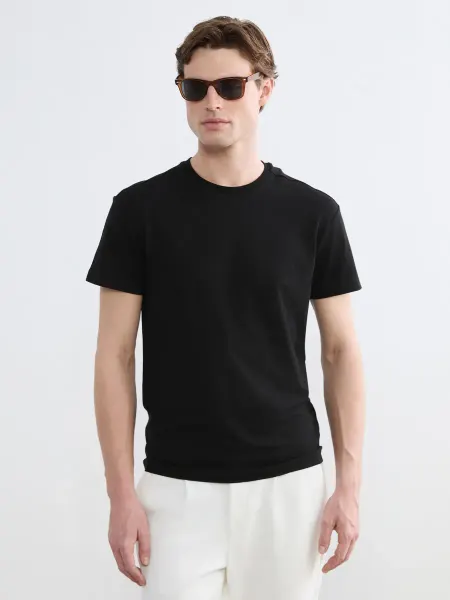 LC Waikiki Мужской пижамный верх Regular Fit с круглым вырезом