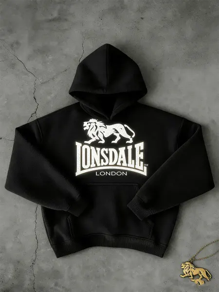Худи с принтом на спине lonsdale