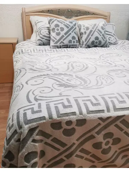 ДомВелл Плед 150х200 пушистый на диван