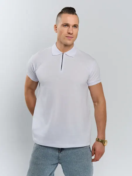 VOSID textile Поло футболка с замочками