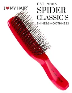 Расческа для волос I LOVE MY HAIR "Spider Classic" 1503 маджента глянцевая размер S
