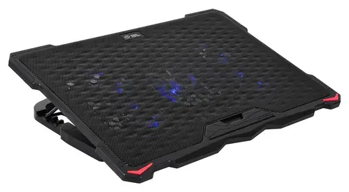 Подставка для ноутбука с охлаждением, 18"415x295x25мм 2xUSB 5x 79/150ммFAN 850г черный Digma (D-NCP180-5)