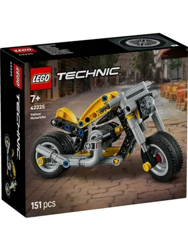 Конструктор LEGO Technic Жёлтый мотоцикл, 151 деталь, 42225