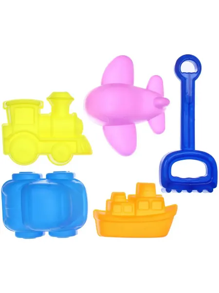 Buskids Набор игрушек для песочницы Транспорт 15х15 см
