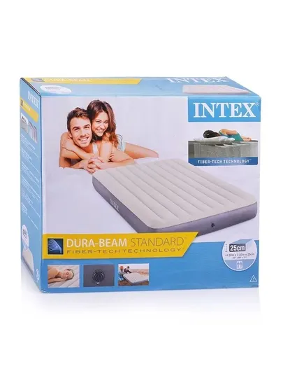 Надувной матрас двуспальный, 152*203*25 см, Intex 64103