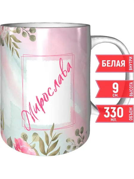Grand cadeaux Кружка именная Мирослава - стандартная