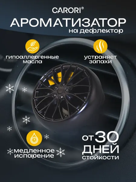 CARORI Автомобильный ароматизатор в машину на дефлектор