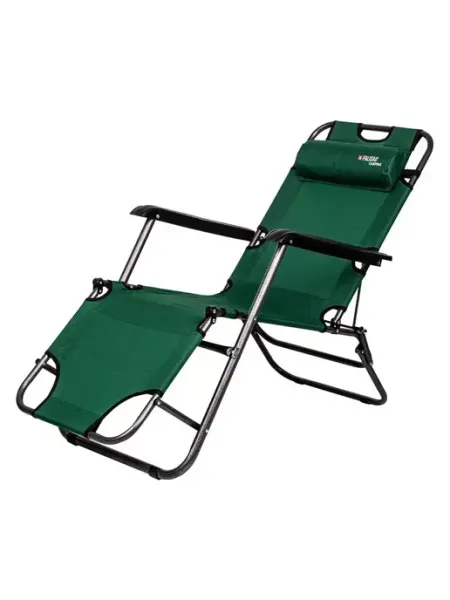 PALISAD Кресло-шезлонг Camping двухпозиционное 156х60х82см 69587