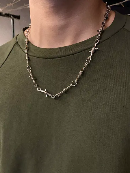 Perstika Jewelry Цепочка на шею Колючая проволока