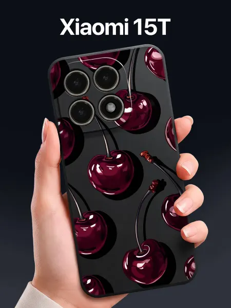 SCDesign Чехол на Xiaomi 15T с вишнями