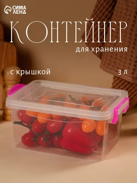 RICCO (Посуда хозтовары) Контейнер пищевой RICCO, 3 л