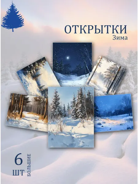Обнимай словами Открытки зимняя идиллия