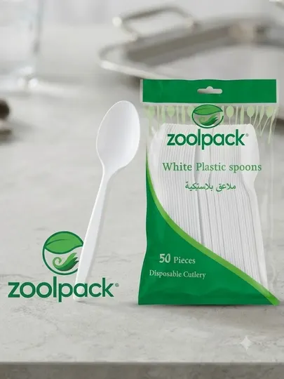 Zoolpack ложки одноразовая пластиковая 50 шт 16.5см (165)