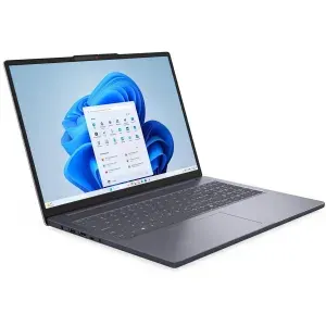 Lenovo IdeaPad Slim 3 16AHP10 Ноутбук 16", AMD Ryzen 5 8640HS, RAM 16 ГБ, SSD 512 ГБ, AMD Radeon 760M, Без системы, (83KB000BRK), серый, Русская раскладка