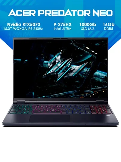 Ноутбук Acer Predator Helios Neo 16 Ultra 9 16GB 1TB RTX5070 16