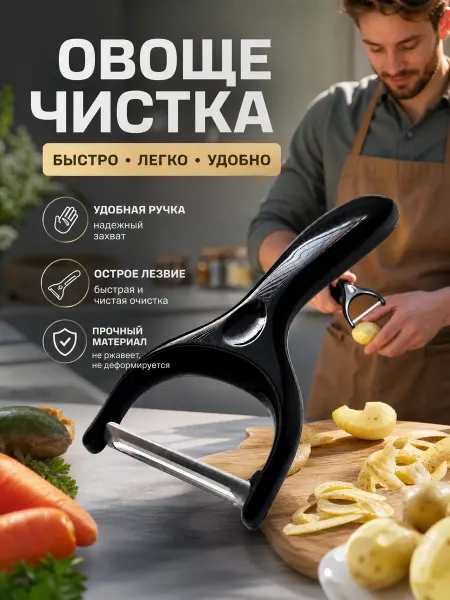 Картофелечистка и овощечистка ручная