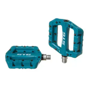 Педали STG BC-PD227 пластик, темно-зеленые, 2 пром, резьба 9/16"