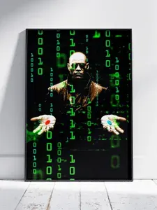 Плакат на стену для интерьера Матрица (Matrix 16) - Постер по фильму и кино формата A4 (21x30 см)