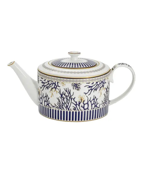 Pozzi Milano 1876 Чайник заварочный фарфоровый 1.2 л Corallo