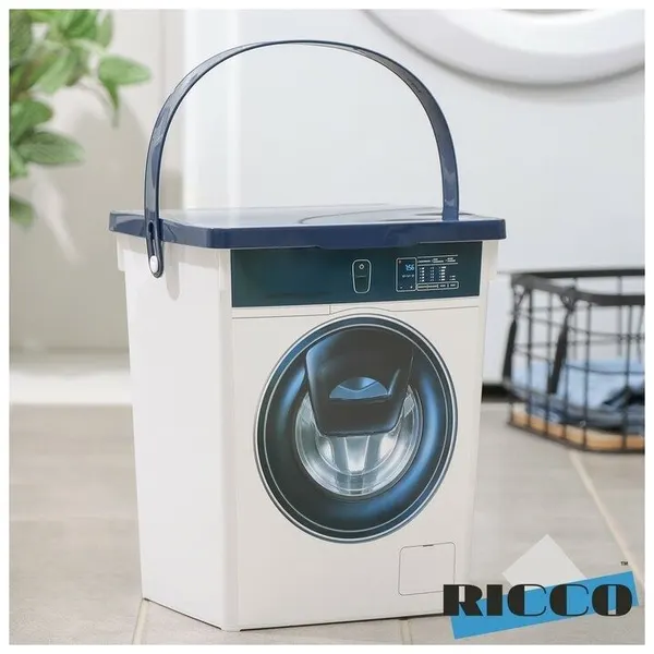 Контейнер для стирального порошка RICCO, 5 л, 19,6×16,7×23 см, 9071199