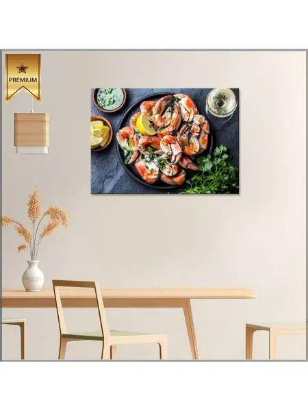 Classic Art Картина на холсте Аппетитные морепродукты5 20х30