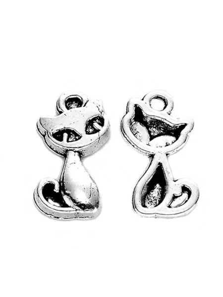Runes&Gems Подвеска для бижутерии Кошка 16,5х8,5х2,5мм