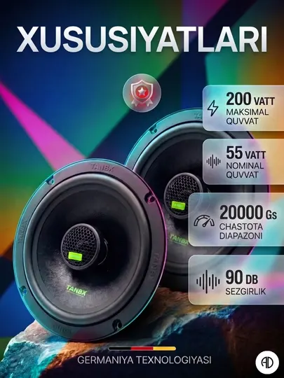Автомобильные колонки TANBX 16.5 см (6.5 дюймов)