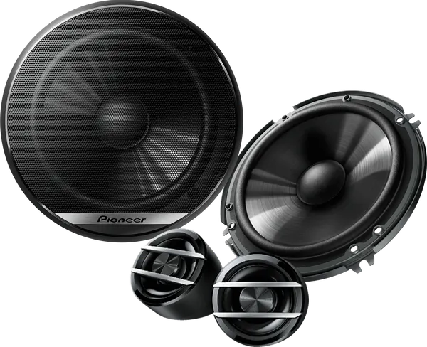 Колонки автомобильные Pioneer TS-G160C-2, 16,5 см, двухкомпонентные, 2 шт.